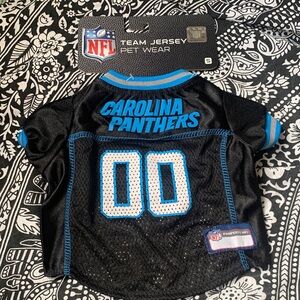 NFL Carolina Panthers Pet Black and Blue Jersey